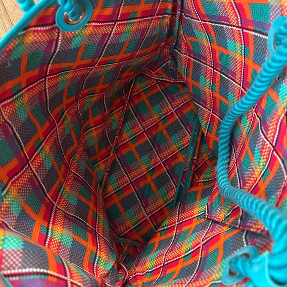 Vera Bradley Tote Bag Beach Canvas Fruit Orange Grapefruit Summer Tropical - Picture 5 of 6